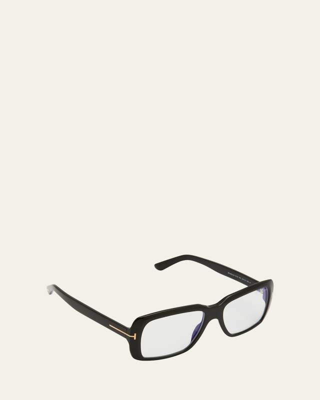 Blue Filtering Square Acetate Glasses